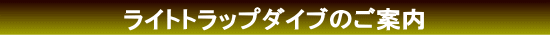 ライトトラップダイブのご案内